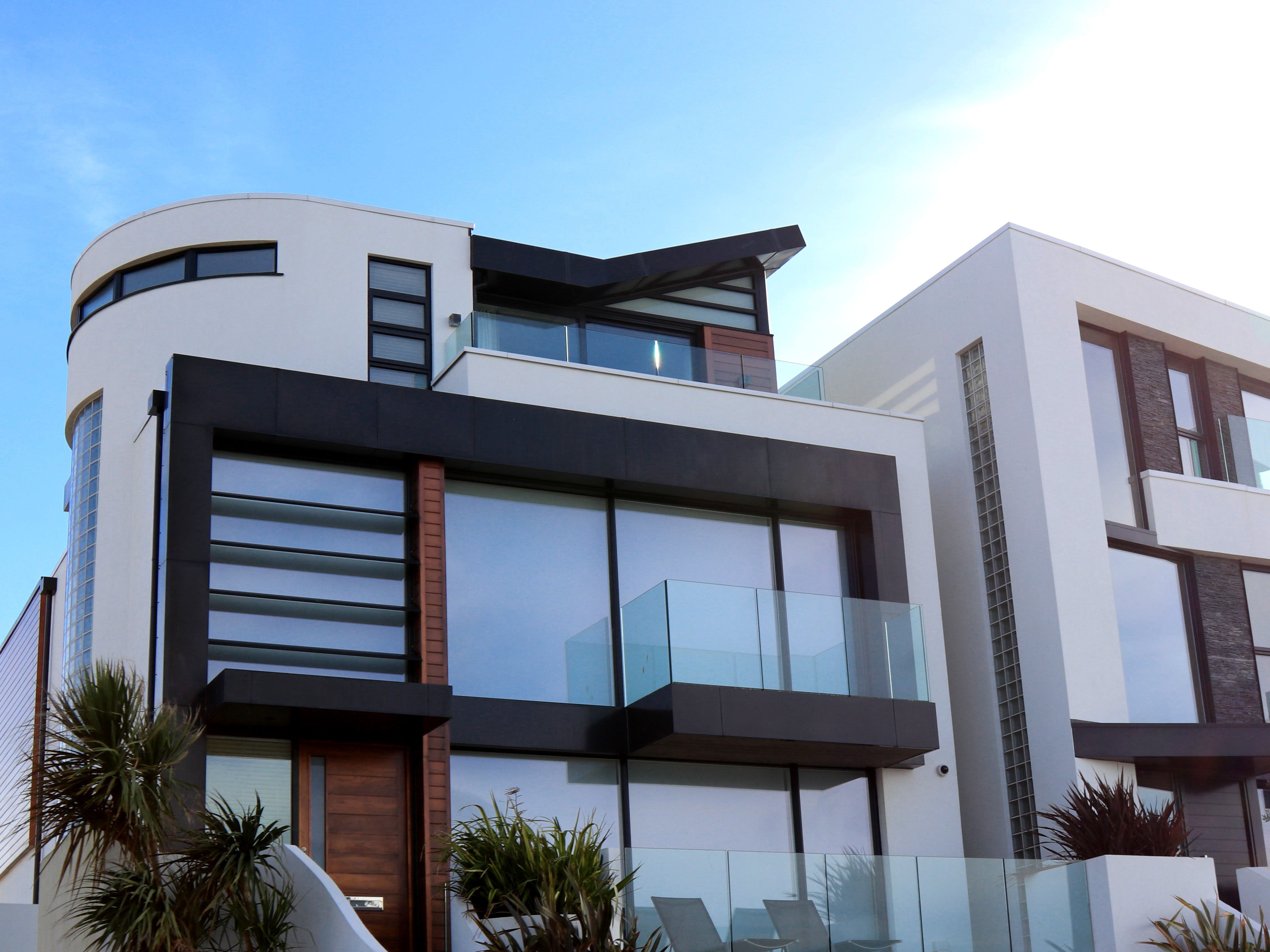 Maison moderne et structurée